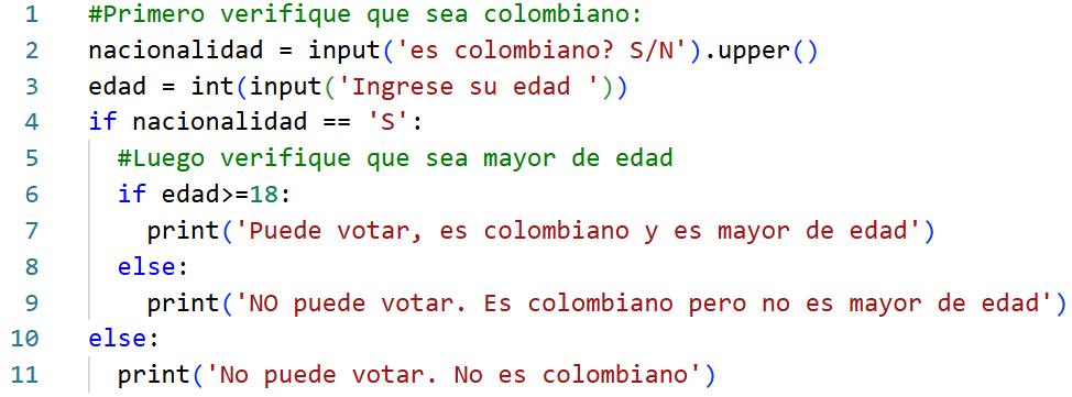 algoritmo votar