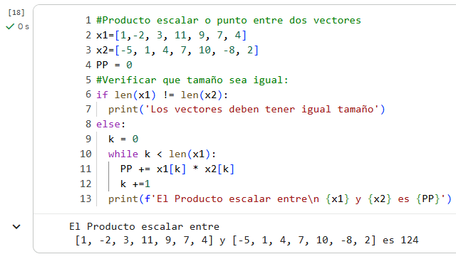 Suma vectores python