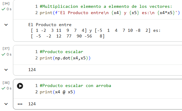 Suma vectores python